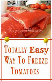 The Totally Easy Way To Freeze Diced Or Pureed Tomatoes Fresh Tomato Recipes Recipes With Diced Tomatoes Canning Recipes
