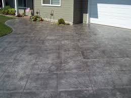 Stained Black Concrete Driveway Google Search Stained Concrete Driveway Concrete Stained Floors Concrete Driveways