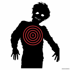Feel free to print and color from the best 37+ printable zombie coloring pages at getcolorings.com. Silhouette Zombie Targets Pdf Printable Printabler Com Zombie Silhouette Zombie Zombie Humor