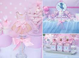 Toppers are one sided, made with wooden picks. Kara S Party Ideas Pink Ballerina Dance Ballet Girl 4th Birthday Party Planning Ideas