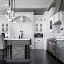 Luxury And Modern Interior Design Projects By Ferris Rafauli In 2020 Grey Kitchen Island Luxury Kitchens Gray And White Kitchen