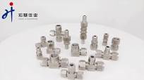 Hongji High Pressure Stainless Steel Pipe Fittings Male Thread Tee Tube  Fittings