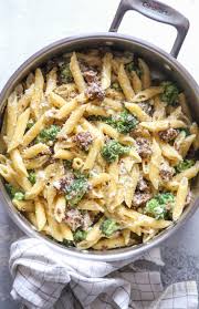 One Pot Sausage Broccoli Pasta Recipes Go Bold With Butter Recipe Sausage Pasta Recipes Broccoli Pasta Recipe Italian Sausage Recipes