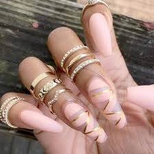 A nail design like this one will look amazing for special occasions, nights out and the holiday season. 70 Superb Coffin Nails To Flip For In 2021 Belletag