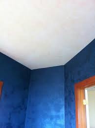 Blue Walls With Blue Metallic Glaze Faux Painting Walls Blue Painted Walls Faux Walls
