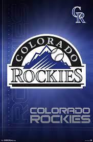 Mlb Colorado Rockies Logo 16 Colorado Rockies Colorado Rockies Baseball Baseball Posters