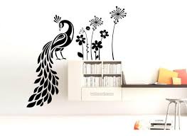 Decorating ideas inspired by peacock colors and peacock feathers. 50 Beautiful Designs Of Wall Decals And Wall Stickers For Your Home