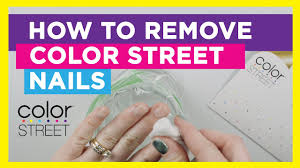 Watch how i apply color street both with and without a file. How To Remove Color Street Nails Youtube