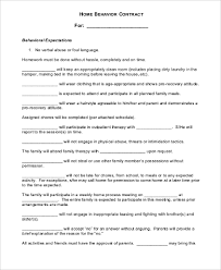 The person arranges the contract with a contract manager, who implements the. Free 8 Sample Behavior Contracts In Ms Word Pdf