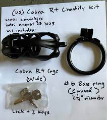 US) Cobra R+ Chastity Kit : r/kink3dexchange