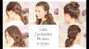 5 Peinados Faciles De Lunes A Viernes Para Ir A Clase O Al Trabajo Youtube