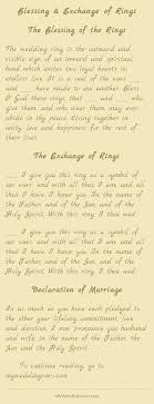 Blessing Exchange Of Rings Wedding Ceremony Rings Christian Wedding Vows Wedding Officiant Speech