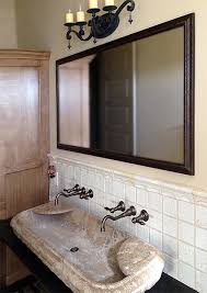 Choose from hundreds of framed bathroom mirrors in a multitude of styles and sizes. Natural Wood Bathroom Framed Mirror For Austin Texas