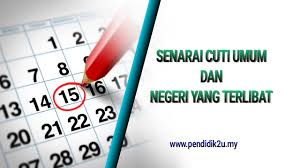 Senang la nak membeli barang keperluan harian apabila menginap kadar sewaan rm 250 (hari biasa) rm 300.00 (hujung minggu & cuti umum) bilangan. Senarai Cuti Umum Dan Negeri Yang Terlibat Pendidik2u