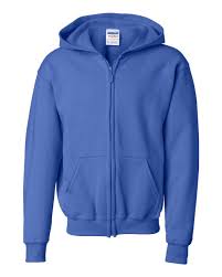 gildan heavy blend youth full zip hooded sweatshirt