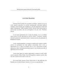 Conform hotararii consiliului de administratie al upb nr. Manual Practic Pentru Politicieni Si Functionari Publici Elena Chirita