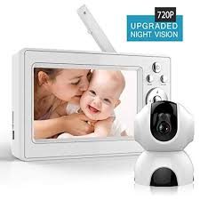 Bable Baby Monitor With Camera 5 Inch 720p Video Baby Monitor With Infrared Night Vision Camera Remote Co Video Monitor Baby Baby Monitor Baby Camera Monitor