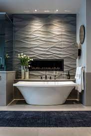 Comb textures are popular for those who favor highly stylized wall surfaces and they are created through techniques which create lines of varying widths. Bathroom Tile Idea Install 3d Tiles To Add Texture To Your Bathroom Bathroom Design Bathroom Remodel Master Bathroom Interior Design