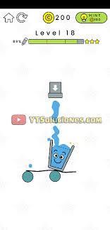 The game that's challenging you to fill a glass by solving and drawing the catchy puzzles becomes increasingly difficult as you pass into further stages. Happy Glass Nivel 18 Soluciones Level 18