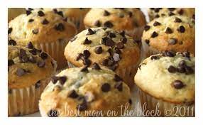 The Best Mom On The Block Sour Cream Chocolate Chip Muffins