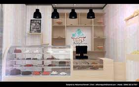 تصميم ديكور محل حلويات design home decor shelving