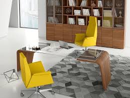 Modern popular executive office desk durable wooden curved office furniture. Buy Oxford 2 Curved Leg Glass Executive Desk Auraa Design