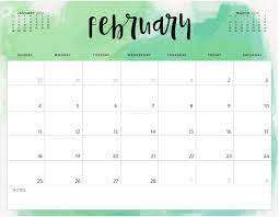 Editable February 2019 Calendar Excel Calendar Printables February Calendar October Calendar