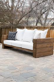 The only power tools used were a cordless drill, a. Diy Outdoor Sofa Garrison Street Design Studio
