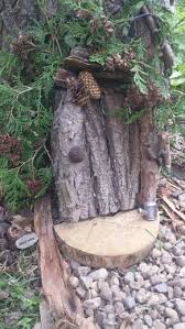 Diy Fairy Door From Tree Bark And Wood Scraps Diy Fairy Door Fairy Garden Houses Fairy Garden Diy