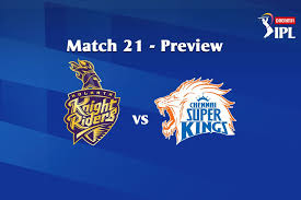 The sportsrush presents for you the head to head statistics for the 15th match of ipl 2021. Dream11 Ipl 2020 Match 21 Kkr Vs Csk Preview