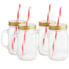 8cm there are 1,213 suppliers who sells glass jar with lid and handle on alibaba.com, mainly located in asia. Vonshef Mason Jar Glass Drinking Jam Jars Set Of 4 450ml Glasses With Reusable Straws Twist Lids Handles Buy Online In Cayman Islands At Cayman Desertcart Com Productid 48183382