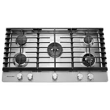 kitchenaid 36 inch gas cooktop with