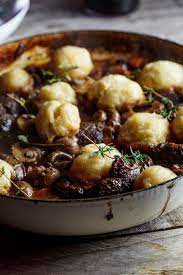 Beef Shin Stew With Parmesan Dumplings Simply Delicious Recipe Food Recipes Cooking