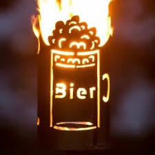 Gartenfackel Biergarten Brennt Mit Gewachsten Toilettenpapier Jmfeuer Gartenfackel Biergarten Fackel