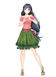 In the name of cuteness! Anime Girls With Black Hair Our Top 15 Original Illustrations Anime Girl