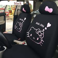 Us 64 08 Seemehappy Cute Hello Kitty Car Seat Covers Four Seasons Cartoon Universal Decoration Cartoon Covers Cu Hello Kitty Car Carseat Cover Car Seats