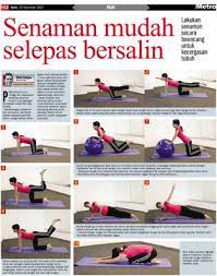 Mereka akan membantu anda untuk mewujudkan tabiat yang akan membawa kepada penurunan berat badan. Senaman Mudah Selepas Bersalin Klik