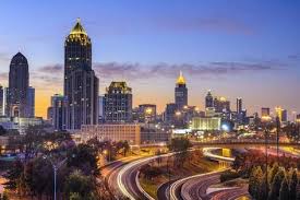 While our lot is located in a particularly peaceful, private and lush part of the area, it is important to remember that it is in the middle of intown atlanta. Atlanta Georgia Downtown Skyline At Sunrise Photographic Print Seanpavonephoto Art Com Skyline Atlanta Moving To Georgia