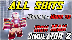 This game is so cool because you can wear all the iron man suits , fly comandos (iro man simulator). All Available Suits Iron Man Simulator 2 Gameplay Tips Mark 2 Mark 43 Youtube