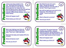 The cards provide guided support to help students learn to read between the lines effectively and make inferences. Reading Strategies Task Cards Free Inference Summarizing Author S Purpose Minds In Bloom