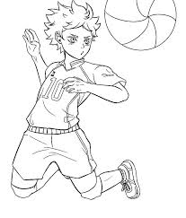 Here's a set of free printable alphabet letter images for you to download and print. Hinata Shouyou Awesome Coloring Page Anime Coloring Pages