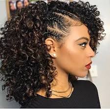 Update your haircut and ask your stylist for who says girls with naturally curly hair can't wear a layered hairstyle? Top 30 Black Natural Hairstyles For Medium Length Hair In 2020