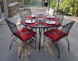 Meadowcraft Dogwood Dining Set Dogdrd Wrought Iron Patio Set Meadowcraft Patio Furniture Patio Decor