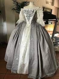 Outlander Claire Wedding Bridal Dress Replica Cosplay Costume Etsy In 2020 Dresses Wedding Dress Costume Bridal Dresses