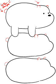 Cara gampang melukis pemandangan alam menggunakan cat akrilik / acrylic painting. How To Draw Grizzly Panda And Ice Bear From We Bare Bears Bearstack How To Draw Step By Step Drawing Tutorials