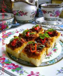 Talam Roti Berlauk Roti Malaysian Dessert Food