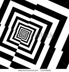 Black And White Optical Illusion Square A Black And White Square Angular Spiral Optical Illusion Opt Art Vector By Atypeek Design Via Shutterstock Opt Art Optical Illusion Quilts Optical Illusions