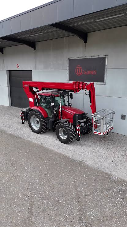 Case IH Puma with 30m Aerial Platform for Forestry Work
