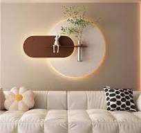 Amazon.com: TJTKWIR Round 3D Wall Art Decor for Living Room ...
