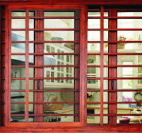 Aluminium Sliding Window with Stainless Steel Metal Security Grill Design  Burglar Proof Window
